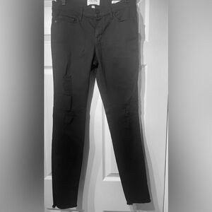 Frame Denim Black Skinny Jeans Women Size 29